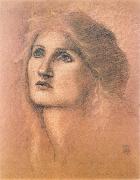 Burne-Jones, Sir Edward Coley Young Woman France oil painting artist